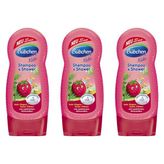 Bübchen Frambuazlı 3x230 ml Çocuk Şampuanı ve Duş Jeli