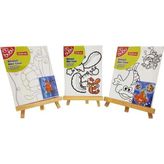 Bubu BU-BU MİNİ ŞÖVALELİ TUVAL SETİ 15X20 CM