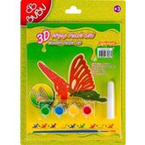 Bubu Kelebek 3D Ahşap Puzzle