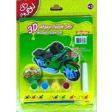 Bubu Motorsiklet 3D Ahşap Maket Puzzle