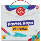Bubu Pastel Boya 24 Renk Çantalı (Pvc)