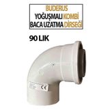 Buderus Kombi Baca Uzatma Dirseği 90'lık
