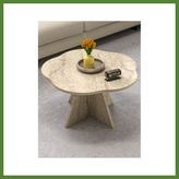 Budos Çiçek Orta Sehpa Bej 70 cm Budos - Standart
