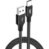 Buff Bl71 Usb Type-c 2.4a 1.2m Data Ve Şarj Kablosu Siyah