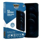 Buff iPhone 12 Pro 5d Privacy Ekran Koruyucu - Hayalet