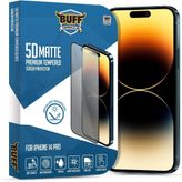 Buff iPhone 14 Pro 5D Matte Şeffaf Ekran Koruyucu