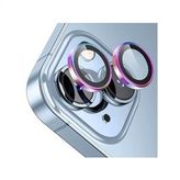 Buff iPhone 15 / 15 Plus Kamera Metal Lens Koruyucu - Renkli