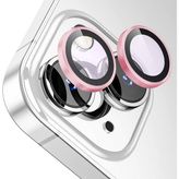 Buff iPhone 15 / 15 Plus Rose Gold Kamera Metal Lens Koruyucu