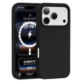 Buff iPhone 18 Pro /17 Pro MagSafe Rubber Fit Kılıf - Siyah