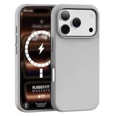 Buff iPhone 18 Pro Max/17 Pro Max MagSafe Rubber Fit Kılıf - Gri