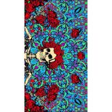 Buffalo Bandana Flower Skulls Siyah