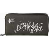 Buffalo Long Wallet Muse White, 19.5 cm Kadın Cüzdan - Siyah