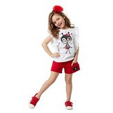 Bug Love Kız Çocuk T-shirt Şort Takım