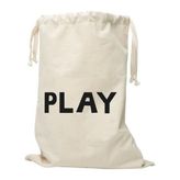 Bugy Bagy Oyuncak Saklama Torbası Play Baskılı - Bej