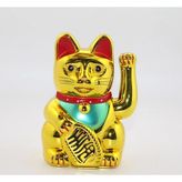 Buğz Pilli Sallanan Şans Kedisi - Maneki Neko ALK2933