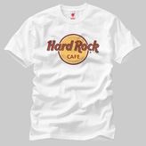 Built By Crazy Hard Rock Logo Tişört - M - Beyaz