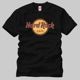 Built By Crazy Hard Rock Logo Tişört - M - Siyah