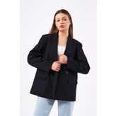 Bukamiss Kadın Blazer Ceket Siyah