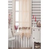Buldan Concept Kaneviçe Nakışlı Perde, Mor, 100 X 220,