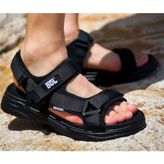 Bulldozer 231479 Erkek Outdoor Spor Premium Cırtlı Sandalet - Siyah