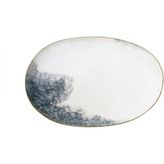 Bulut Desen Oval Servis Tabak 40CM - 1 Adet