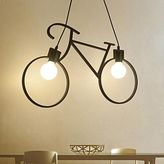 Bundera Bisiklet Sarkıt Avize Metal Ferforje Retro Rustik - Siyah - 2