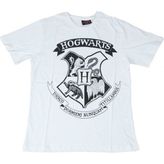 Bunlardan İstiyorum Harry Potter Hogwarts Tişört Beyaz - XL