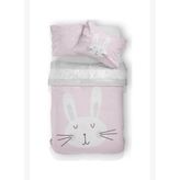 Bunny Pembe Genç Nevresim Takımı