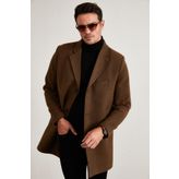 Buratti 5840098 Taba Erkek Kaşe Kaban