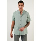 Buratti CF21S113899 Elma Yeşili Erkek Gömlek
