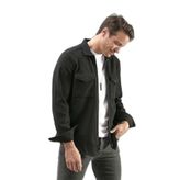 Buratti Çift Cepli Fermuarlı Slim Fit Kışlık Gömlek Erkek CF21W112925
