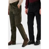 Buratti Normal Bel Regular Fit Düz Paça 2'li Paket Kadife Pantolon Erkek Kadife Pantolon 645MERLINS2 - Haki - Siyah - 42