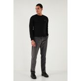 Buratti Normal Bel Regular Fit Düz Paça Kadife Pantolon Erkek Kadife Pantolon 645MERLIN - Gri - 54