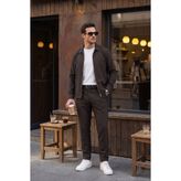 Buratti Regular Fit Belden Bağlamalı Düz Paça Pantolon Erkek PANTOLON CF26W6111111