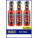 Burcu Acı Sos 100 ml x 3 Adet