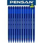 Büro Tükenmez Kalem 1.0 mm Mavi 12'li