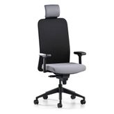 Bürotime Comfy Başlıklı Siyah Antrasit Çalışma Koltuğu