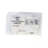Burpak Hdpe Eldiven 100 Adet Şeffaf Tek Kullanımlık Pratik Eldiven - 2 Adet