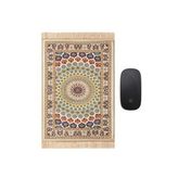 Bursa İpek Sarı Dekoratif Küçük Halı Mousepad