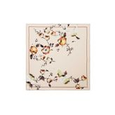 BURSA İPEQ Krem Floral Twill Eşarp