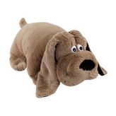 Buruşuk Köpek Katlanır Yastık Peluş