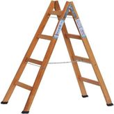 Buse 4 Basamaklı A Tipi Katlanır Gürgen Ahşap Merdiven 140Cm