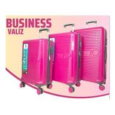 BUSINESS- GÜLKURUSU 3 LÜ SET VALİZ