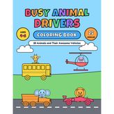 Busy Animal Drivers: Fun Colouring