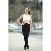 Butik Bel Bağlamalı Maxi Etek - Siyah - 38