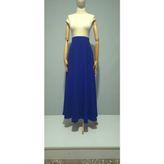 Butik Kloş Etek - Mavi - 36