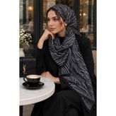 Butik Krep şifon zebra desen şal