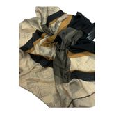 Butik Nebula Trend Siyah Krem Eşarp 100x100