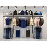 Butik Rafı, Askılık Sistemi, Mağaza Raf SISTEMI-245X200 cm - Siyah
