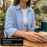 Butterfly Grace Hand Chain Üçlü Kelebek Figürlü Şahmeran Bileklik